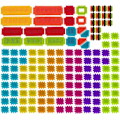 Miniatyrbilde 4 av 8: Nopper Byggesett Leke - 192 deler multicolor 1350