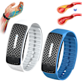 Miniatyrbillede 4 af 5: Håndledsband, Lympunclog Titanium Håndledsband, Lympunclog Titanium Unclog Håndledsband, JOSFIT Justerbart Armbånd til Mænd og Kvinder White Blue