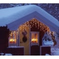 Pikkukuva 1 / 5: Eri korkuisia jääpuikkoja - 90 LED - 3 metriä - IP44 Lämmin