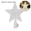 Miniatyrbild 2 av 5: 2:a jul LED-ljus Femuddig stjärna STYLE 2-WAVE DOT Style