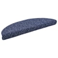 Miniatyrbillede 2 af 8: vidaXL Trappstegsmattor Selvhæftende 15 stk Broderi 56x17x3 cm Blå blue 2430