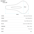 Miniatyrbilde 5 av 5: 115G 7x9mm MTB og full karbon RYET ultralett sykkelsete for landeveissykling Ultimate Saddle Ultimate Saddle No,