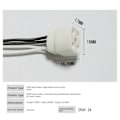 Miniatyrbilde 6 av 6: 4 ST G10Q 4-pin rørlysadapter