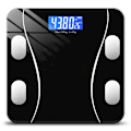 Miniatyrbilde 1 av 8: Smart Personvekt / Badvekt - Bluetooth black 1100
