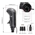 Pikkukuva 3 / 5: Hög låg växel lastbilssimulator PC USB växelspaksknopp för Logitech G923 G29 G27 G25 TH8A USB växelspaksknopp för ATS ETS2 FANATEC SQ Black