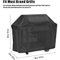 Pikkukuva 2 / 5: Grillisuoja, suojus Vedenpitävä suojus ulkokäyttöön grillille, kaasugrilli