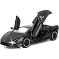 Miniatyrbild 1 av 5: Leksaksbil Lambo Sian FKP37 Metallmodellbil med ljus och ljud Bak Leksaksbil för pojkar 3+ (Svart)