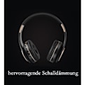 Miniatyrbilde 3 av 5: Bluetooth-hodetelefoner over-ear, svart, for iPhone/iPad/Android/Laptops