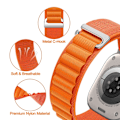 Miniatyrbild 6 av 6: Alpine Loop Nylon Armband för Apple Watch 49mm 42mm 44mm 45mm 41mm 40mm 38mm Rem för iWatch Series Ultra 2/SE/9/8/7/6/5/4/3 Blå Ultra 2 1 49mm Blue