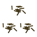 Miniatyrbillede 1 af 5: 1/2/3 10 sæt 14x3 mm bajonet trykspænde læder snoreender 3Set