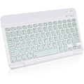 Miniatyrbild 1 av 5: Ultratunt trådlöst bärbart tangentbord, 10\" laddningsbart universellt tangentbord för iPad/iPhone, Annan iOS Android Windows Tablet PC-telefon, Liten