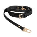 Miniatyrbild 1 av 7: Väska Transformation Tillbehör för Longchamp mini Väskremmar Stansfri axelrem i äkta läder Crossbody Conversion Hängspänne Black-gold Strap