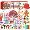 Miniatyrbilde 1 av 5: 24 stk/sett Adventskalender Fidget Toys Julenissen DIY Juletrær Hengende Anheng 2023 Julekalender Nedtelling Leke for barn style 6