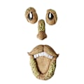 Miniatyrbillede 8 af 9: Gammel Mandens Visdomsfulde Træ Ansigt Statuette Klemmer Kigger Skulpturer de