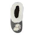 Miniatyrbild 2 av 3: Sleepers Damtofflor i Fuskpäls av Fårskinn 5 UK Grå 5 UK Grey