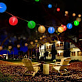 Miniatyrbillede 3 af 5: Solcelledrevne vandtætte LED-strips (multifarvede)
