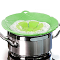 Miniatyrbillede 2 af 4: 2-pak silikoneoverkogningsbeskyttelse / multilock - Flere farver green