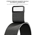 Miniatyrbild 5 av 6: Metallband för Huawei Watch Fit/Fit 2 Armband med TPU-skydd för skärmen, passar armband i Milanese-stil, magnetiskt loopband, Urbandet RG-band Huawei Watch Fit 2 RG Band