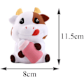 Miniatyrbild 2 av 5: Squishies kor kawaii squishy långsamt stigande kläm leksaker stressavlastare socker doftande squishies leksaker Prime presentkollektion