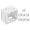 Miniatyrbillede 1 af 2: 8 stk 1 tomme Blinde Beslag Erstatninger Mini Blinde Beslag Husholdningsvindue Persienner Hovedliste Beslag