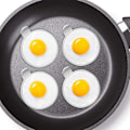 Miniatyrbild 5 av 5: 1 Pack Äggring, Äggform Ring 3,5 tum Icke-klibbig Rostfritt Stål Äggform Äggringar för Stekning Ägg Stekbord Pannkaka Sandwich Matlagning Biffstek Köksredskap