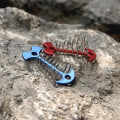 Miniatyrbilde 5 av 5: 10 stk justerbart plankegulv fjæranker teltplugger Spenne Utendørs markisedekk Faste spiker Camping (FMY)