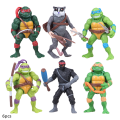 Miniatyrbilde 1 av 2: 6 stk Teenage Mutant Ninja Turtles Actionfigurer Leke Barn Gaver 6PCS