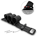 Miniatyrbillede 4 af 5: Garmin Vivomove Style milanesisk urrem i rustfrit stål - Sort black Metall