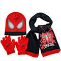 Pikkukuva 1 / 2: Spider-Man-pipo, huivi ja lapaset - talvisetti ulkoiluun Grey spider-man