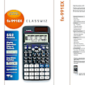 Miniatyrbillede 1 af 3: Fx-991ex Videnskabelig Lommeregner Sort