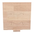 Miniatyrbild 3 av 3: 1 set virkad fyrkantig blockbräda Virkad blockbräda med nålar träblockeringsbräda23. 23.5x23.5cm
