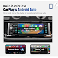 Miniatyrbillede 5 af 5: Enkelt DIN 5\" Bilstereo Radio Trådløs Apple CarPlay Android Auto Bluetooth USB-XF7-
