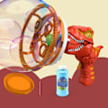 Pikkukuva 1 / 6: Fläkt Dinosaur Bubble Machine Auto Bubble Machine red