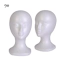 Miniatyrbillede 4 af 10: Hovedemodel Skum Mannequin 2 2 2 2