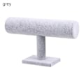 Miniatyrbild 2 av 10: Sammets T-formad Stativ Förvaringsställ GRÅ grey