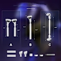 Miniatyrbilde 5 av 5: Dobbelthåndtak grep lyssabler for Oculus Quest 2-kontrollere, Beat Saber-spilltilbehør Supernatural Jedi-trening VR-trening