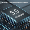 Miniatyrbillede 5 af 5: Bluetooth 5.0 Modtager Sender AUX NFC til 2 RCA o Adapter
