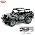 Miniatyrbillede 3 af 5: Ny ankommet militær jeep bil modelbygning