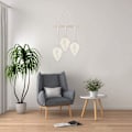 Miniatyrbild 5 av 5: Macrame Väggbonad Bohemian Macrame Deko Macrame Fjäder Vägg H
