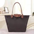 Miniatyrbilde 1 av 2: Nye Longchamp Le Pliage-vesker for kvinner Z X Kaffe 2 Kaffe Kaffe S