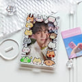 Pikkukuva 4 / 6: INS Kpop Fotokortikotelo 3 tuumaa Akryyli Fotokehys Idol Foto Näyttöjalusta Foto Ainutlaatuinen Suunnittelu Kortin Suojaava Kotelo 포토카드 액자 S7
