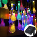 Miniatyrbilde 5 av 5: 50 LED solcellelys dekorative utendørslys (29ft/9m)