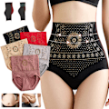 Miniatyrbillede 1 af 6: Unik Bodyshaper Tummy Control Body med høj talje undertøj Bønnepasta farve L Bean paste color