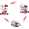 Miniatyrbillede 5 af 5: Squishies Køer Kawaii Squishy Langsomt Stigende Klem Legetøj Stressaflastning Sukker Duftende Squishies Legetøj Prime Gavekollektion