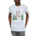 Miniatyrbild 3 av 5: Looney Tunes Herr Bugs Bunny Jul Fair Isle T-shirt L Vit White L