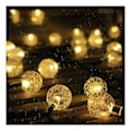 Miniatyrbillede 5 af 5: LED-lyskæde til altan, krystalkugler, 60 LED, 11 m, 8 tilstande