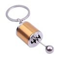 Miniatyrbillede 2 af 3: Polering Gear Knob Nøglering (Farve: Guld)