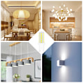 Miniatyrbild 5 av 5: G9 LED-lampor, 5W motsvarande 40W halogenlampa vit 6000K flimmer