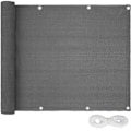 Miniatyrbild 4 av 5: tectake Insynsskydd Balkong, med metallförstärkta öljetter, version 2 - 75 cm gray 850