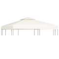 Miniatyrbild 5 av 5: vidaXL Paviljongtak 310 g/m² 3 x 3 m beige white